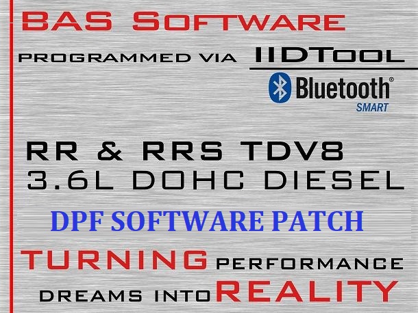 IIDTOOL RR and RRS 3.6L DPF Deactivation Patch (NOT FOR ROAD USE)