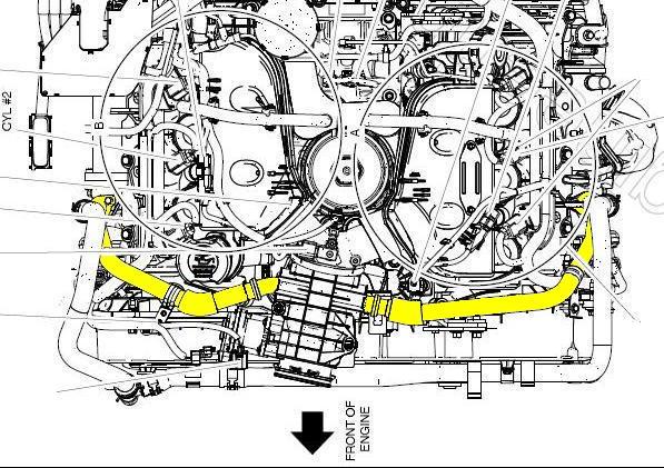 TDV6 EGR blanking kit engine manifold shown